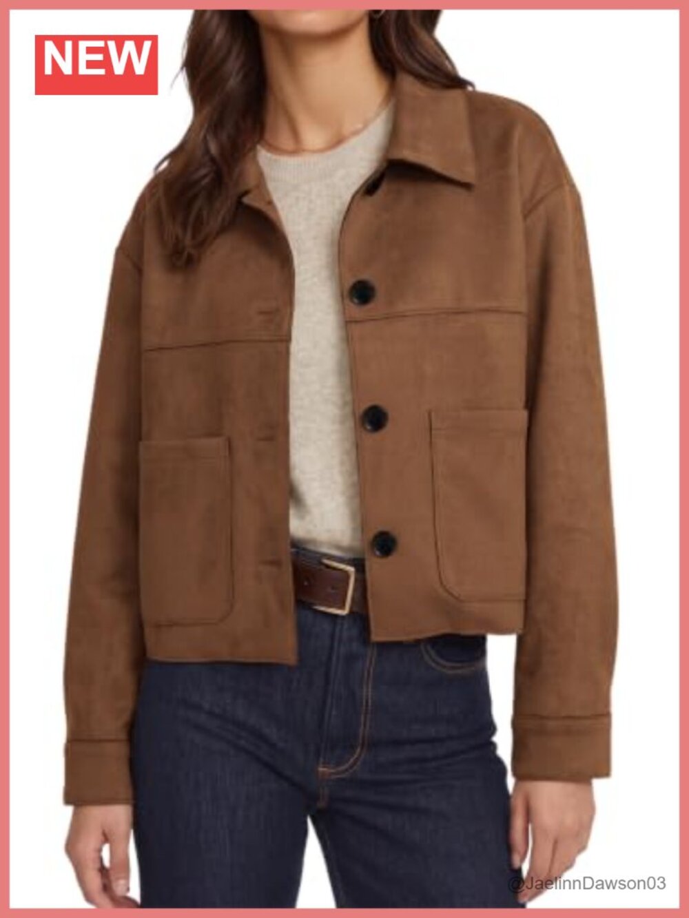 Faux Suede Cropped Bomber Jacket Womens Button Down Lightweight Casual